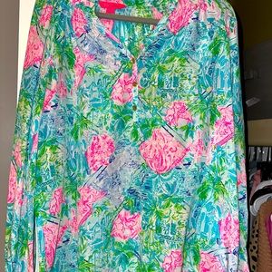 Lily Pulitzer chiffon top